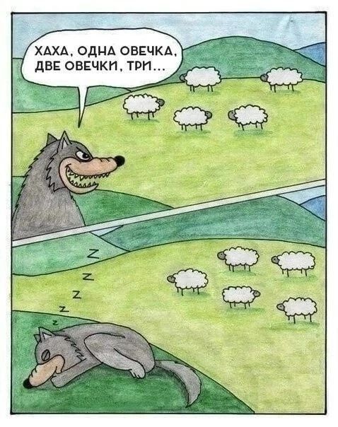 ХА-ХА, одна овечка, две овечки, три...