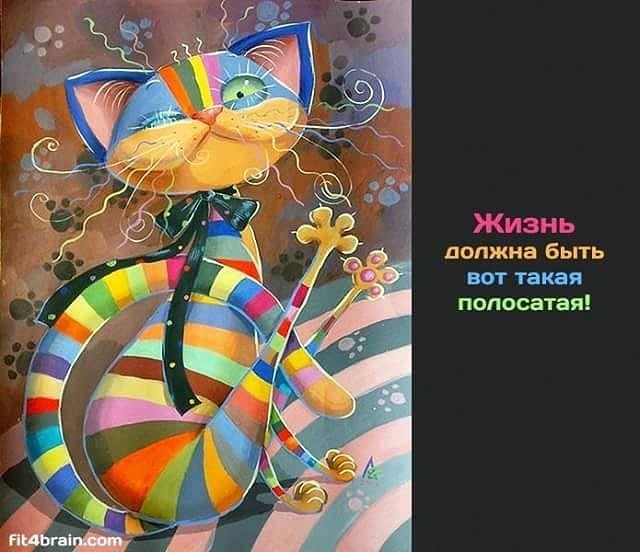 Жизнь должна быть вот такая полосатая
