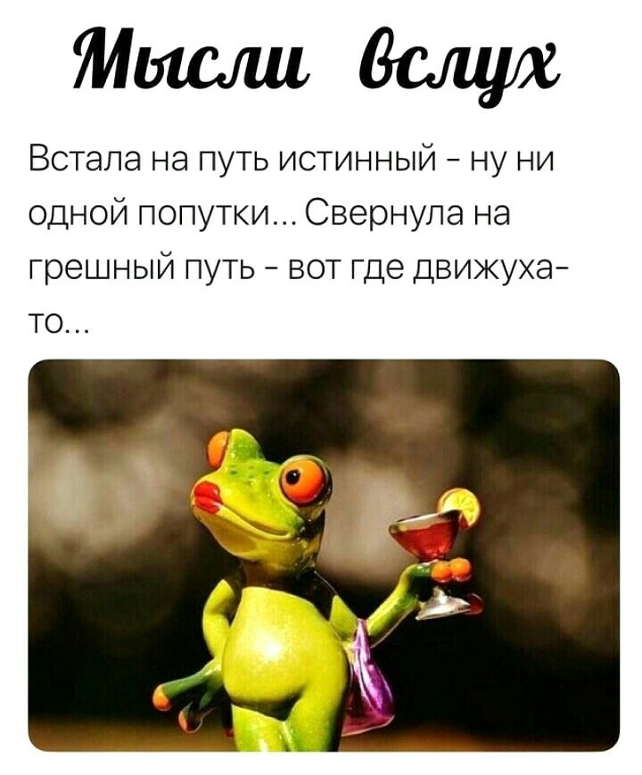 Мысли вслух Встала на путь истинный ну ни одной попутки Свернула на грешный путь вот где движуха то