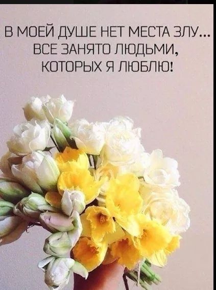 В МОЕЙ ДУШЕ НЕГ МЕСТА ЗПУ ВСЕ ЗАНЯТО ЛЮДЬМИ КОТОРЫХ Я ПЮБПЮ