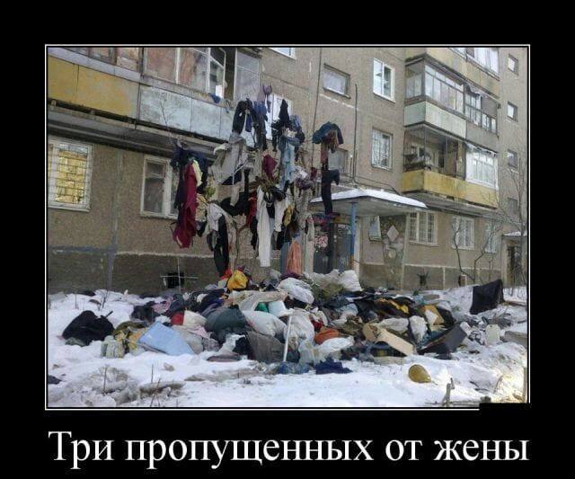 Три пропущеъшых от жены