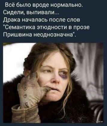 Всё было вроде нормалью Сидели выпивали драка началась после слов Семантика этюдности в прозе Пришвина иеоднозначна