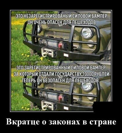 Вкратце 0 законах в стране