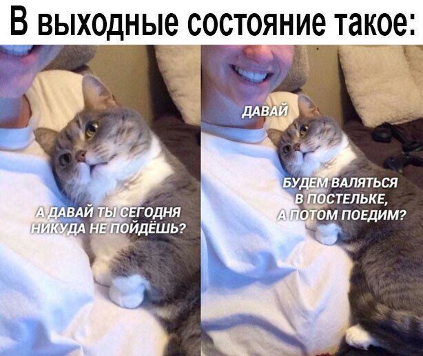 В выходные состояние такое
