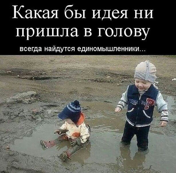 Какая бы Идея ни пришла в голову всегда найдутся единомышленники