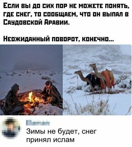Если вы дп пик пп и мпжвт ппиять гп пинг тп пппнщиш чтп пи выпил Пиндпнпкпй Пиявии Нвпжидпиный ппвпппт кпиечип Зимы не будет снег ПРИНЯЛ ислам