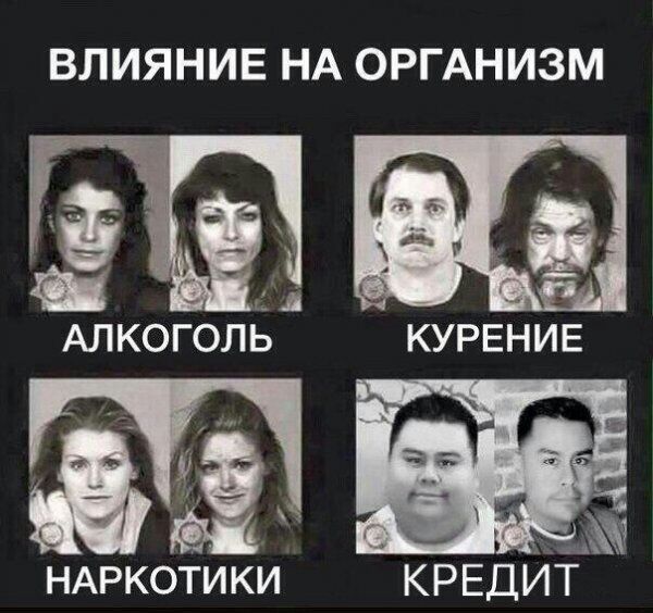 ВЛИЯНИЕ НА ОРГАНИЗМ НАРКОТИКИ КРЕДИТ