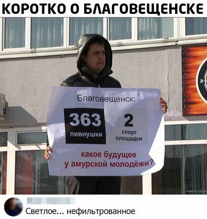 КОРОТКО О БААГОВЕЩЕНСКЕ Благовещенск 363 2 ипиуш какое будущве у амурский имиджм Светлое нефипьтрованное