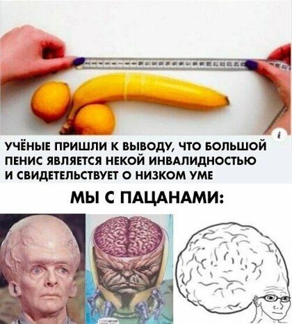 УЧЁНЫЕ ПРИШЛИ К ВЫЭОДУ ЧТО БОЛЬШОЙ ПЕНИС ЯВЛЯЕТСЯ НЕКОИ ИНВАЛИДНОПЬЮ И СВИДЕТЕЛЬСТВУП НИЗКОМ УМЕ