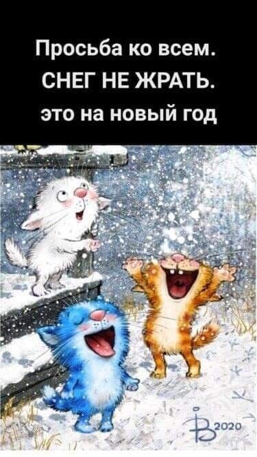 Просьба ко всем СНЕГ НЕ ЖРАТЬ это на новый год