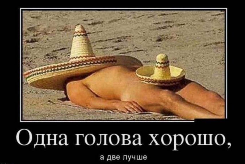 Одна голова хорошо а две ЛУЧ ше