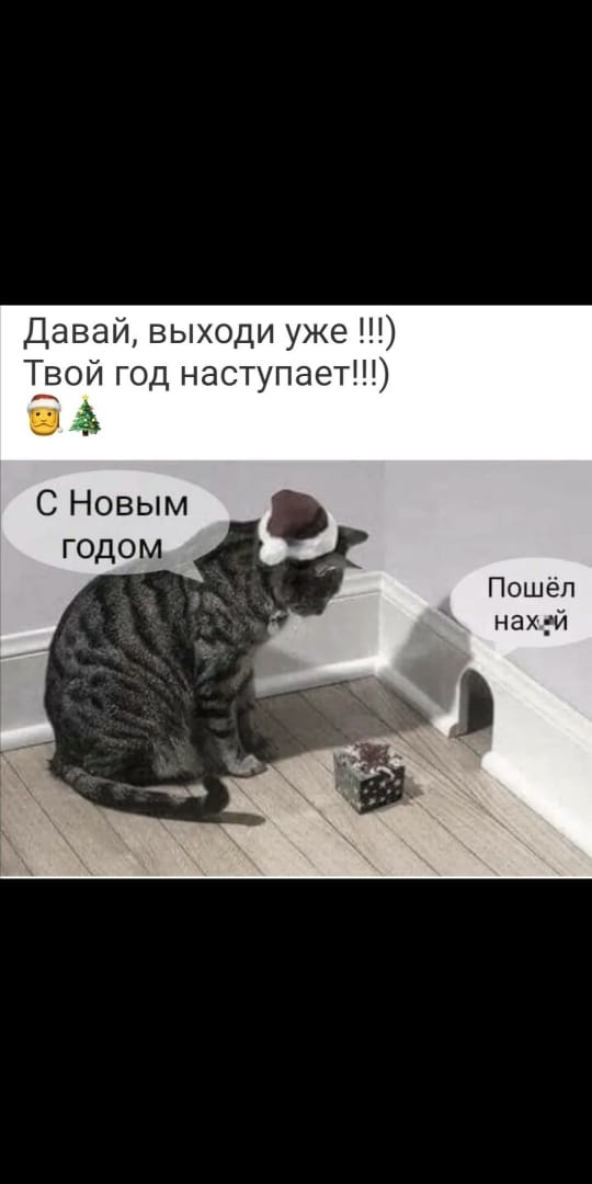Давай выходи уже Твой год наступает 3 С Новым годом