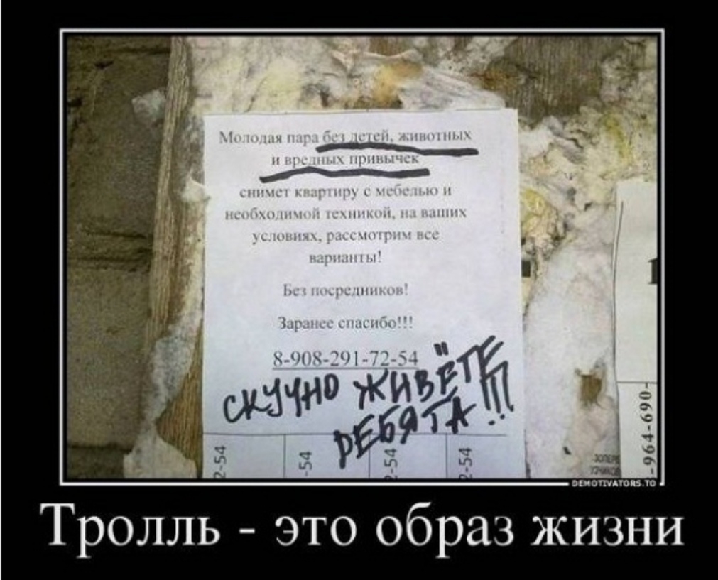 Тролль это образ жизни