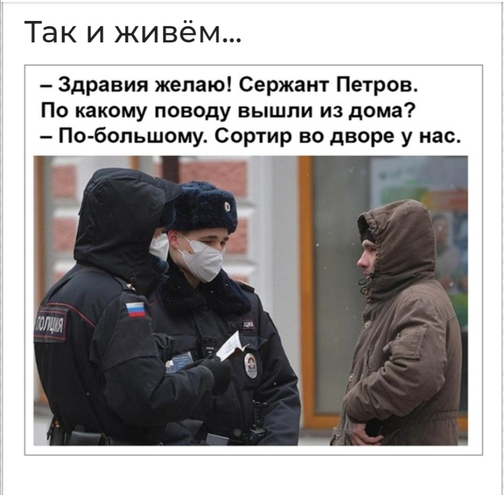 Так и живём Здравия желаю Сержант Петров По какому поводу вышли из дома По большому Сортир во дворе у нас