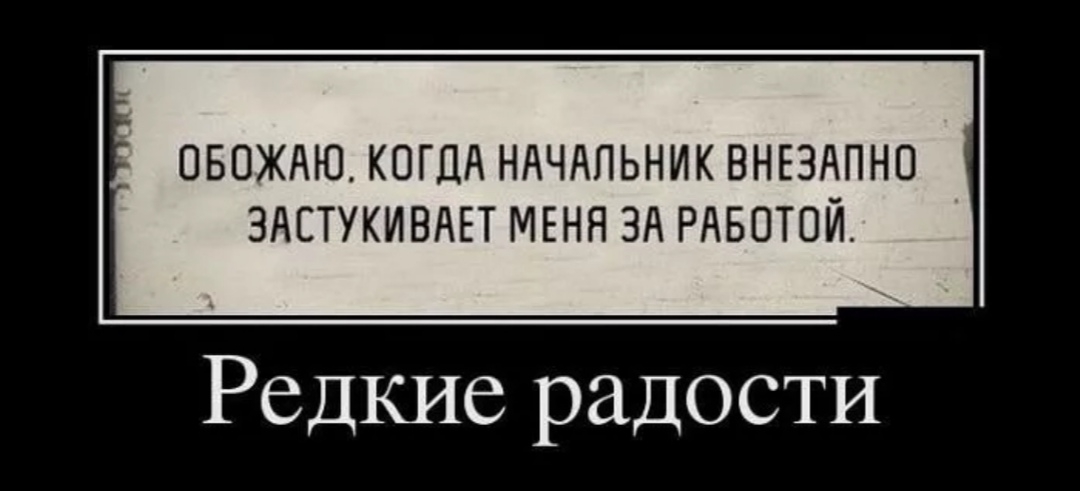 Внезапная работа. Работа радость демотиватор. Когда начальник хороший. Мемы про начальника. Когда нет начальства на работе.