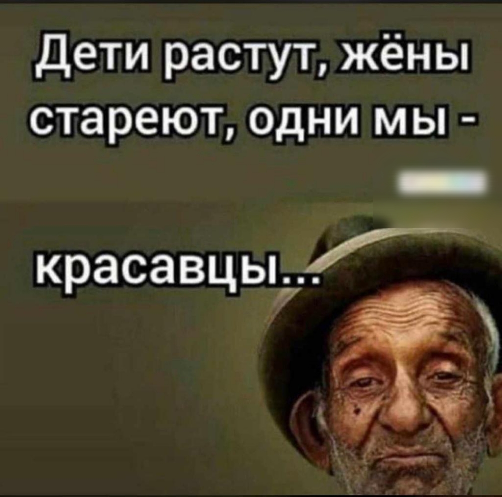 Дети растут жёны стареют одни мы _ красавцы _