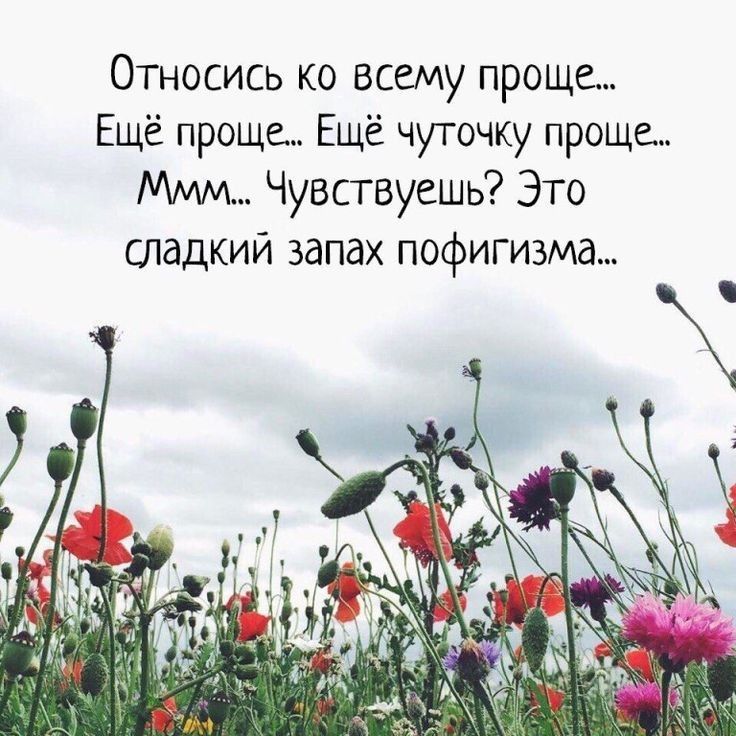 Относись ко всему проще Ещё проще Ещё чуточку проще Ммм Чувствуешь Это сладкий запах пофигизма