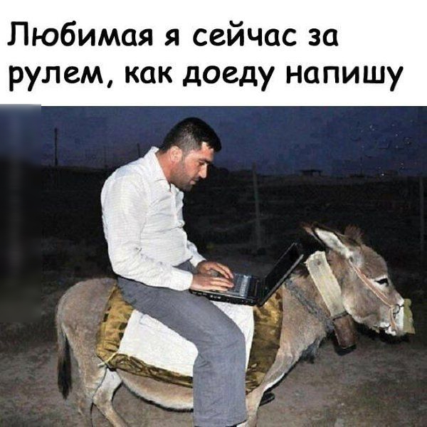 Любимая я сейчас за рулем как доеду напишу
