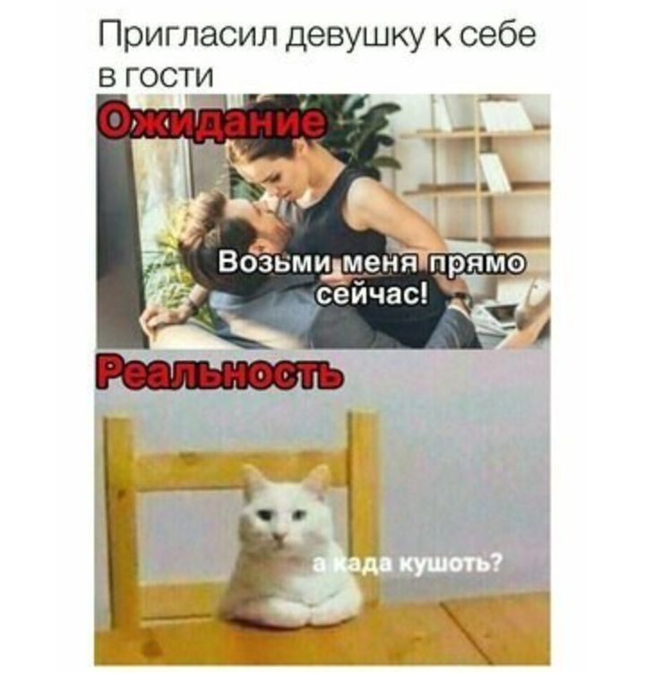 Пригласил девушку к себе в гости