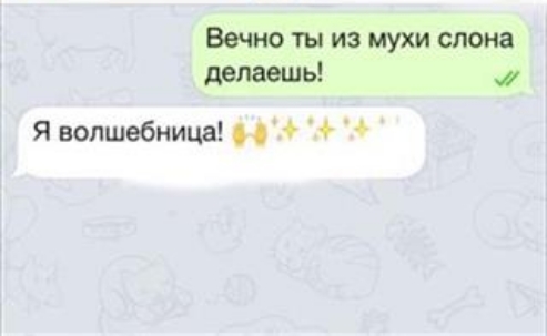 Вечно ты из мухи слона делаешь Я волшебница 6 О