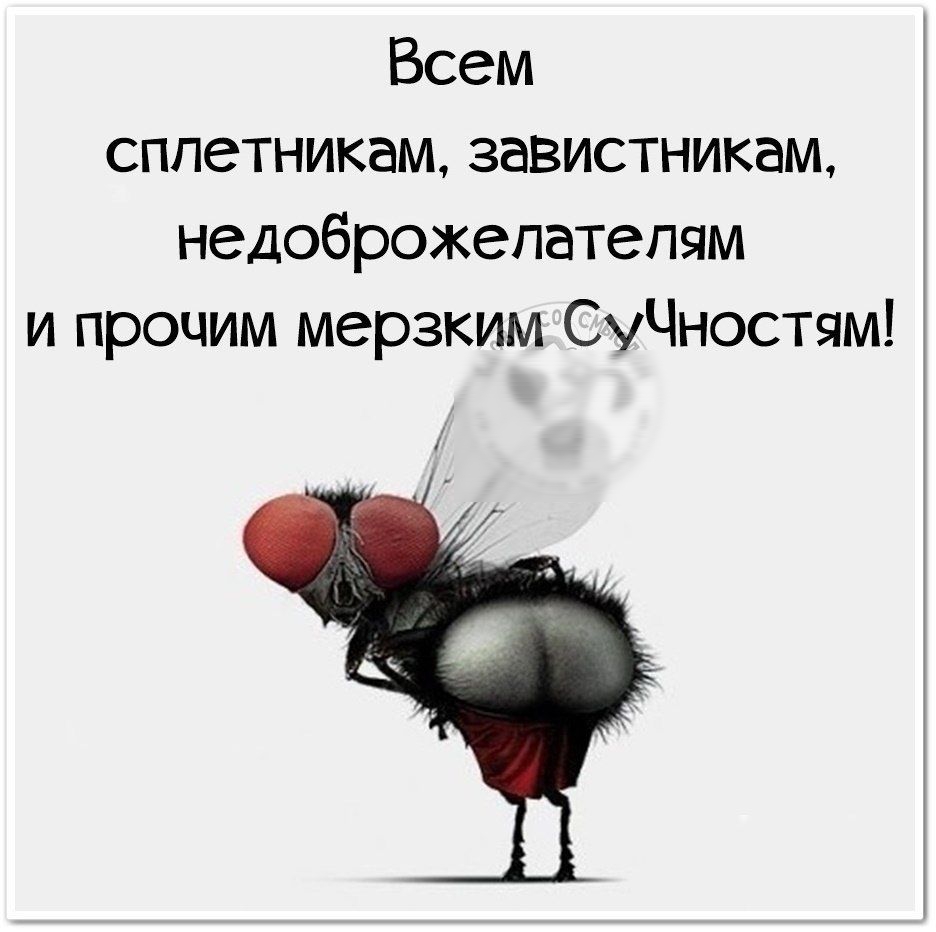 Всем сппетникам завистникам недоброжепатепям и прочим мерзким СуЧностям