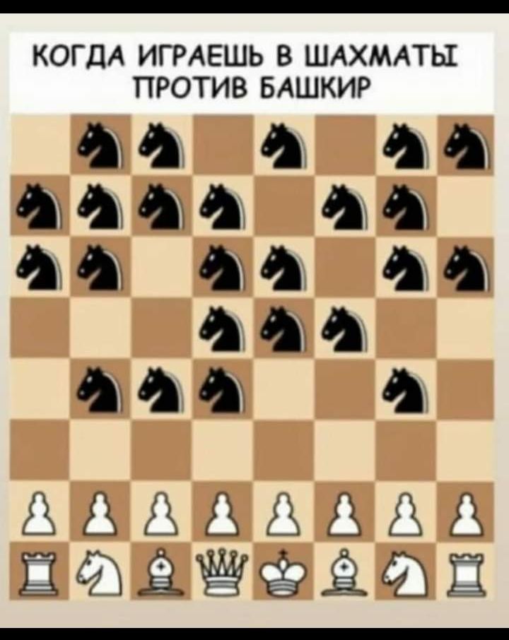 КОГДА ИГРАЕШЬ В ШАХМАТЫ ПРОТИВ БАШКИР аи ФМ мы