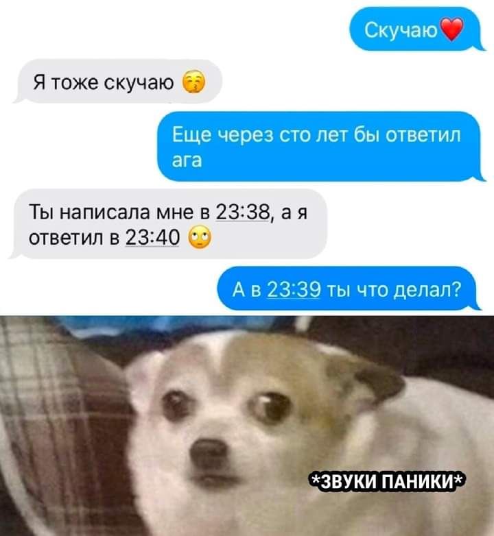 Я тоже скучаю еще через ст ага ы написала мне в 23:38, ая ответил в 23:40
