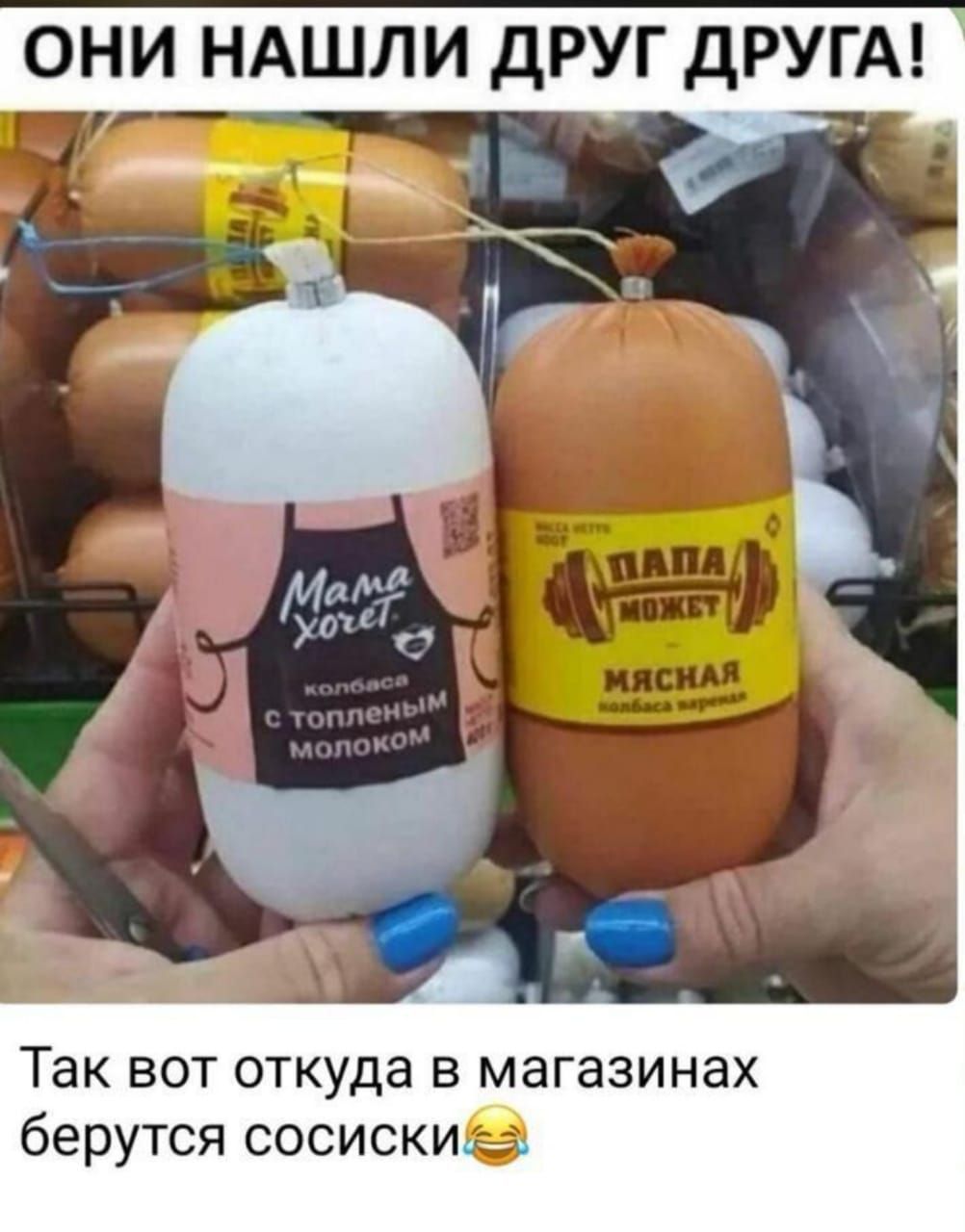 ОНИ НАШЛИ дРУГ дРУГА _ в _ Так вот откуда в магазинах берутся сосиские