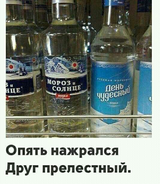 Опять нажрался друг прелестный