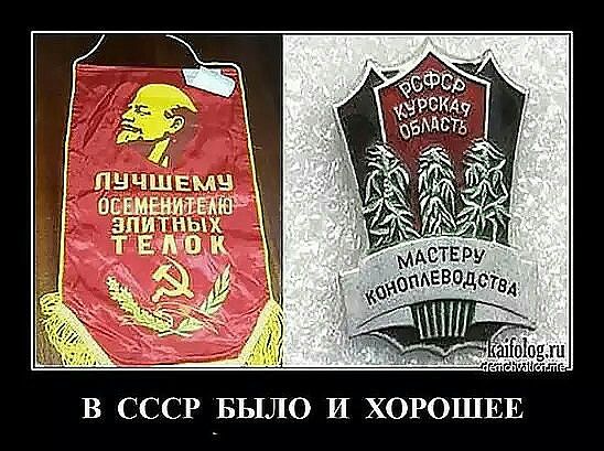 В СССР БЫЛО И ХОРОШЕЕ