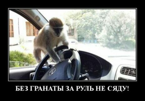 БЕЗ ГРАНАТЫ ЗА РУЛЬ НЕ СЯДУ