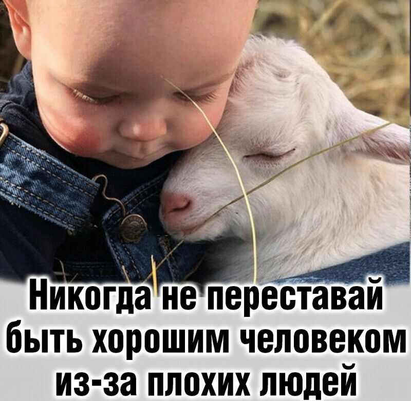 Никогда не пеЬеСтавай быть хорошим человеком из за плохих людеи