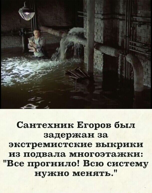 Сантехник Егоров был задержан за экстремистские выкрики из подвала многоэтажки Все прогнила Всю систему нужно менять