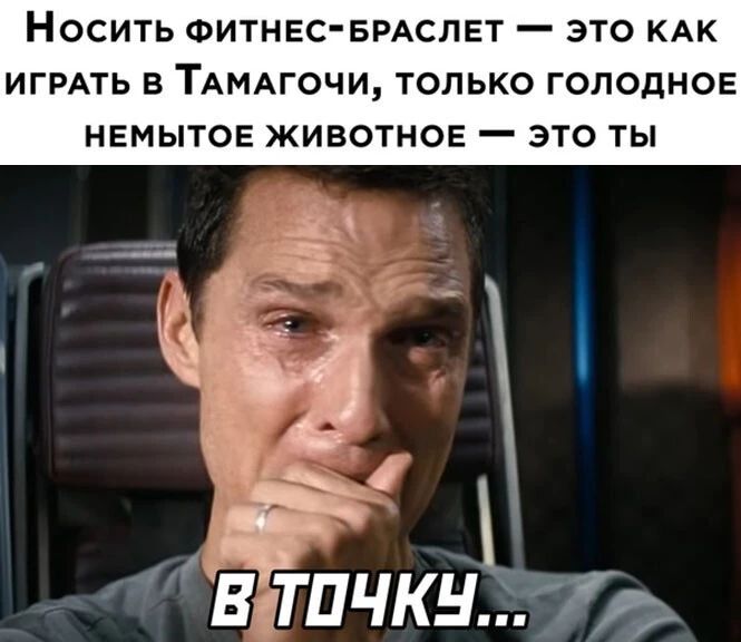 НОСИТЬ ФИТНЕСБРАСЛЕТ _ ЭТО КАК ИГРАТЬ В ТАМАГОЧИ ТОЛЬКО ГОЛОДНОЕ НЕМЫТОЕ ЖИВОТНОЕ _ ЭТО ТЫ