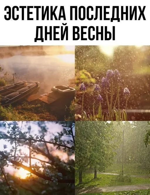ЭСТЕТИКА ПОСЛЕДНИХ дНЕИ ВЕСНЫ