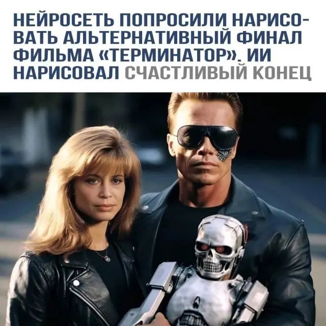 НЕИРОСЕТЬ ПОПРОСИЛЦНАРИСО ВАТЬ АЛЬТЕРНАТИВНЫИ ФИНАЛ ФИЛЬМА ТЕРМИНАТОРЩ ИИ НАРИСПВАП СЧАСТЛИВЫИ КОНЕЦ
