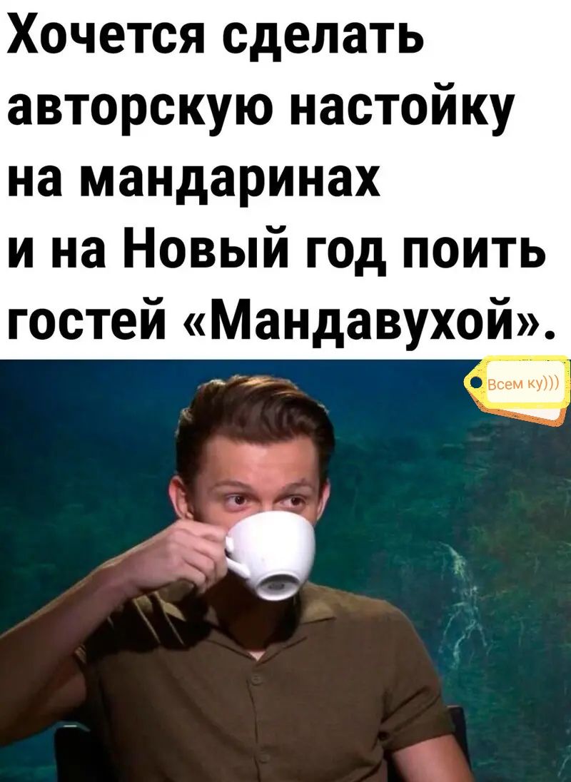 Хочется сделать авторскую настойку на мандаринах и на Новый год поить гостей Мандавухой