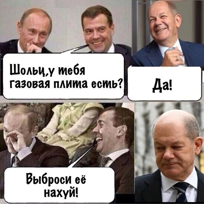 Шольцу тебя газовая плита есть