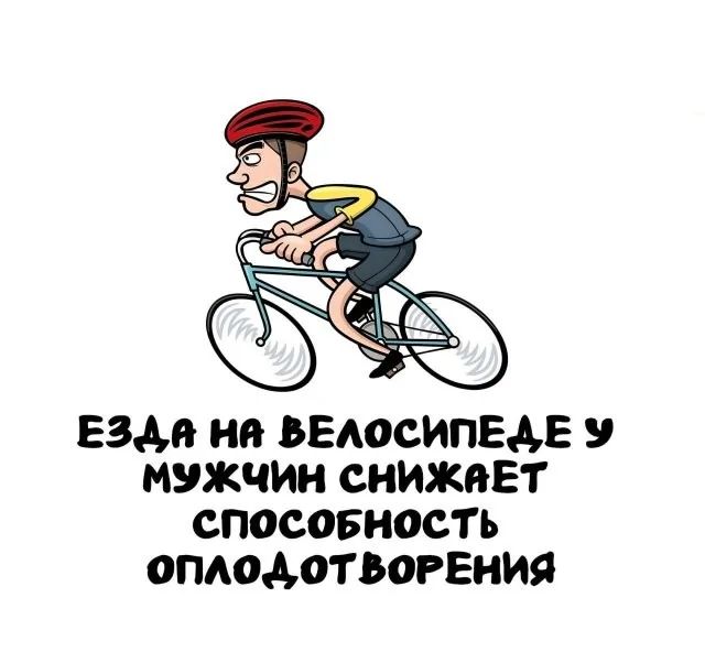 ЕЗДА НА ВЕЛОСИПЕДЕ У МУЖЧИН СНИЖАЕТ СПОСОБНОСТЬ ОПЛОДОТВОРЕНИЯ