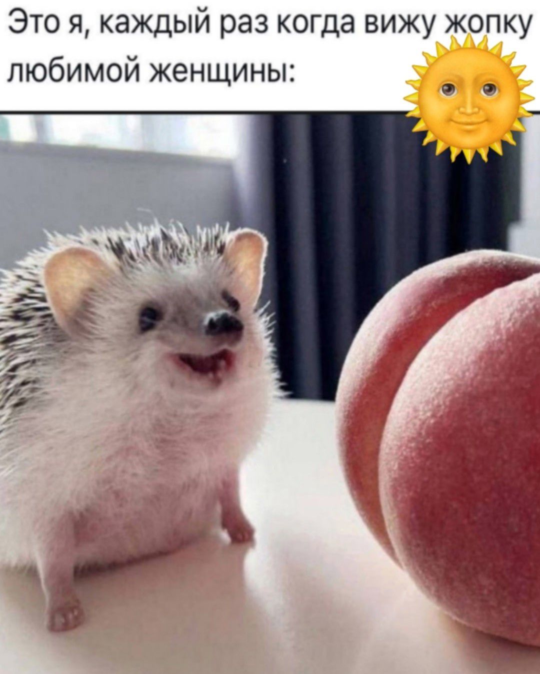 Это я, каждый раз когда вижу жопку любимой женщины: