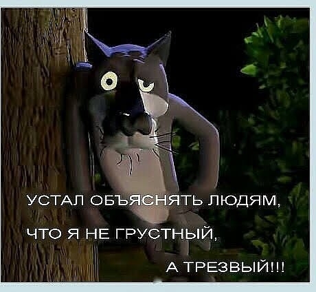 чтоя НЕ ГРУСТНЫЙ _ 1 и А трезвый _