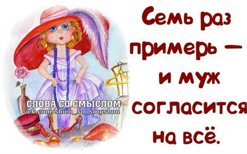 Семь раз примерь _ и муж согласится на всё