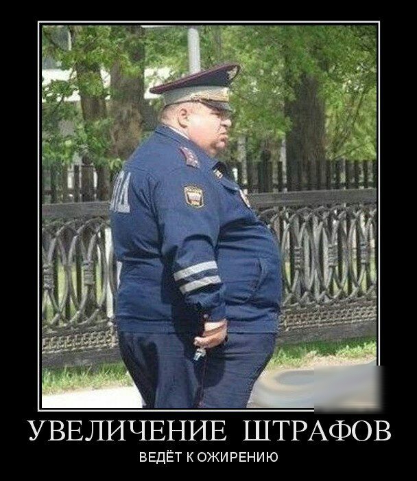 УВЕЛИЧЕНИЕ ШТРАФОВ ВЕДЁТ К ОЖИРЕНИЮ