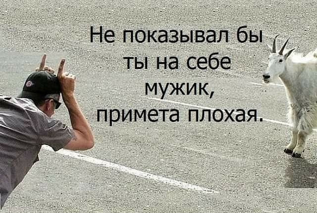 Не показывал бы 1 ты на себе _ мужик Примета плохая