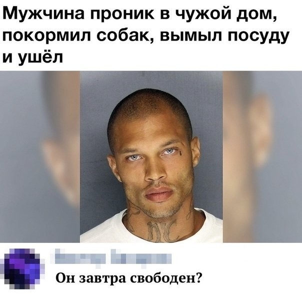 Мужчина проник в чужой дом покормил собак вымыл посуду и ушёл ЁЁ 1 Он завтра свободен