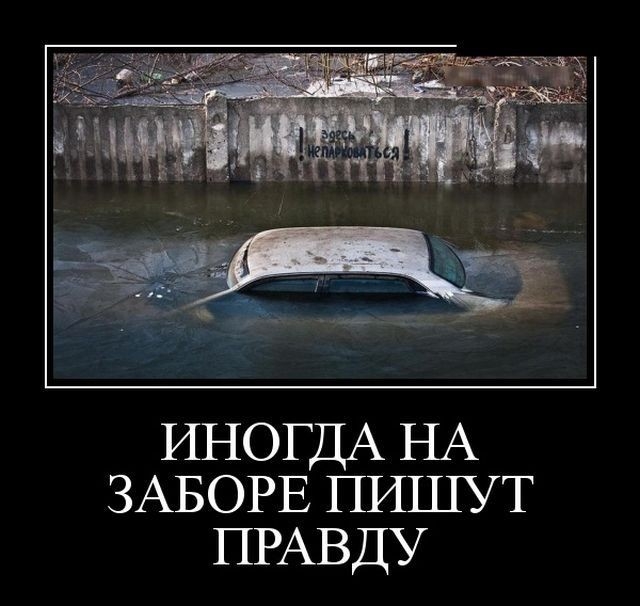 ИНОГДА НА ЗАБОРЕ ПИШУТ ПРАВДУ
