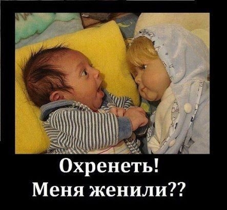 Охренеть Меня женили