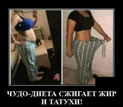 ЧУДО ДИЕТА СЖИГАЕТ ЖИР И ТАТУХИ