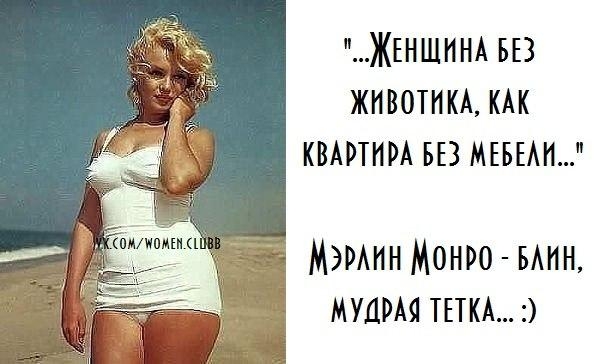 ЖЕНШИНА БЕЗ ЖИВОТИКА КАК КВАРТИРА БЕЗ МЕБЕАН Мэмнн Монро мин муцмя ТЕТКА