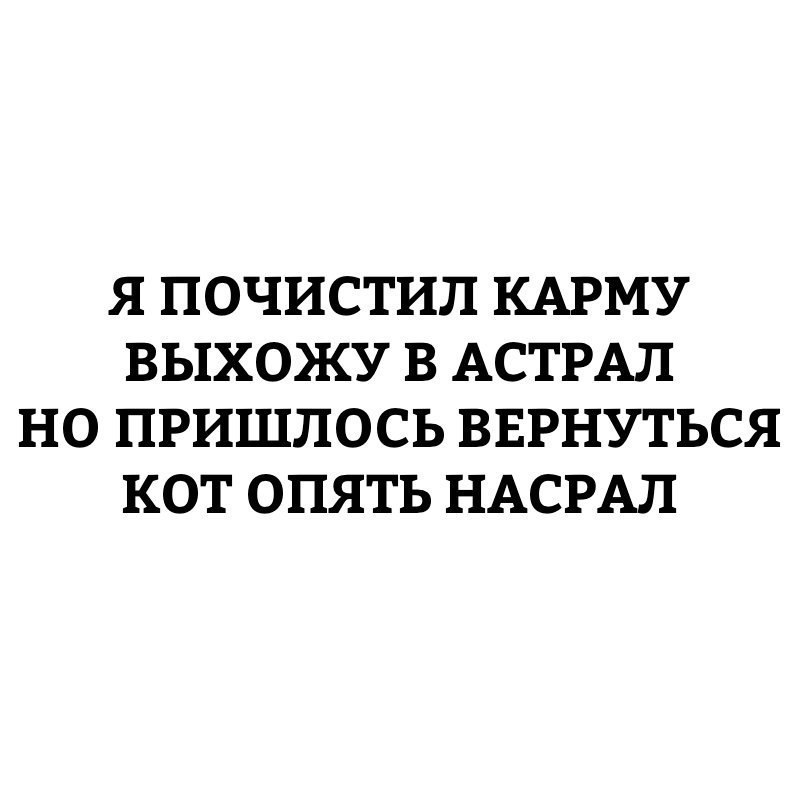 Я ПОЧИСТИЛ КАРМУ ВЫХОЖУ В АСТРАП НО ПРИШЛОСЬ ВЕРНУТЬСЯ КОТ ОПЯТЬ НАСРАП